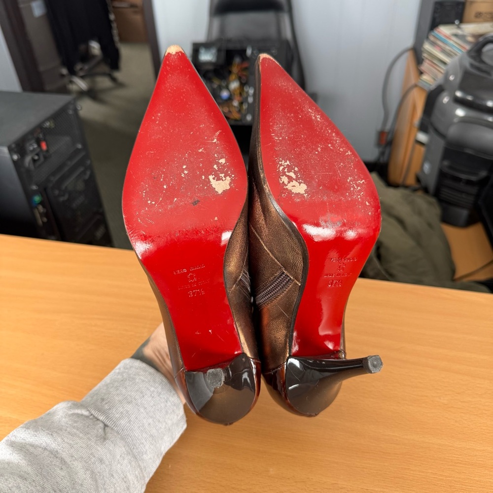 Made in Italy Laura Ferri Leather Heels - Picture 6 of 9